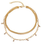 Gold Crystal Starlight Pendant Necklace - Olive & Sage Boutique