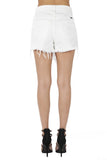 KanCan Destroyed Shorts - White - Olive & Sage Boutique