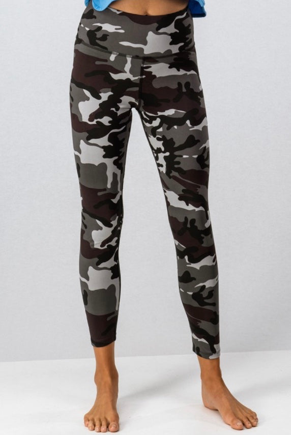 High Waisted Camo Leggings - Olive & Sage Boutique