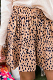 Tiered Leopard Print Skirt - Olive & Sage Boutique