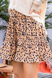 Tiered Leopard Print Skirt - Olive & Sage Boutique